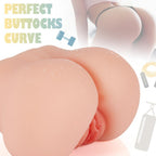 7.48'' Doggy And Missionary Style 2 Holes Realistic Pussy Ass Masturbator