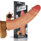 7.5 Inch Powerful Motor Vibrating Penis Extension Sleeve