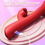 G-Spot Vibrator With 9 Tapping Rhythms & 8 Licking Sucking Vibrating Modes