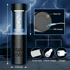 [Limited Time Special] Swordsman 10 Thrusting Spinning Suction Cup Hands Free Masturbator