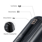 Black Widow 5 Suction 7 Vibration Electric Male Masturbator Cup