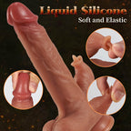 REED 9 Vibrating 3 Thrusting Tongue Licking & Swing Heating Dildo