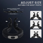 Separable Rabbit Rocker 11 Vibrating Cock Ring for Man