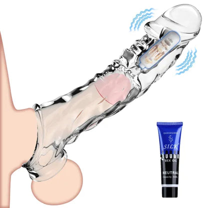 🔥🎁 2025 HOT Deal 💥 Reusable Penis Extension Vibrator – Makes You Longer, Harder & Unstoppable 😍